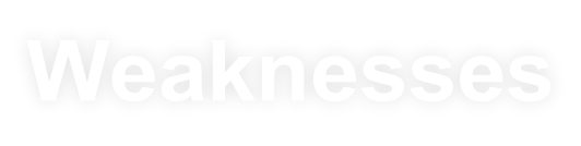 Weaknesses